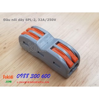 5 cái cút nối dây, đầu nối hai cặp dây điện SPL-2 PCT-2122 32A 250V