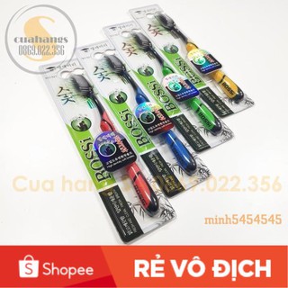 Combo 6 chiếc bàn chải đánh răng Hàn Quốc BOSSI than hoạt tính cao cấp