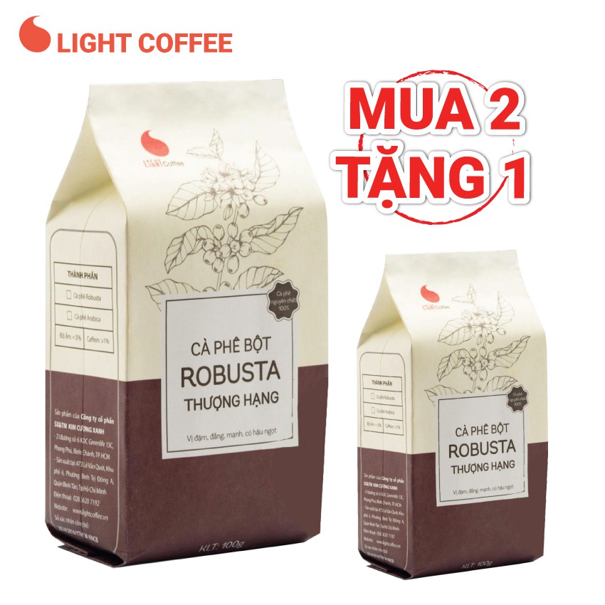 Cà phê bột thượng hạng Light Coffee 100g