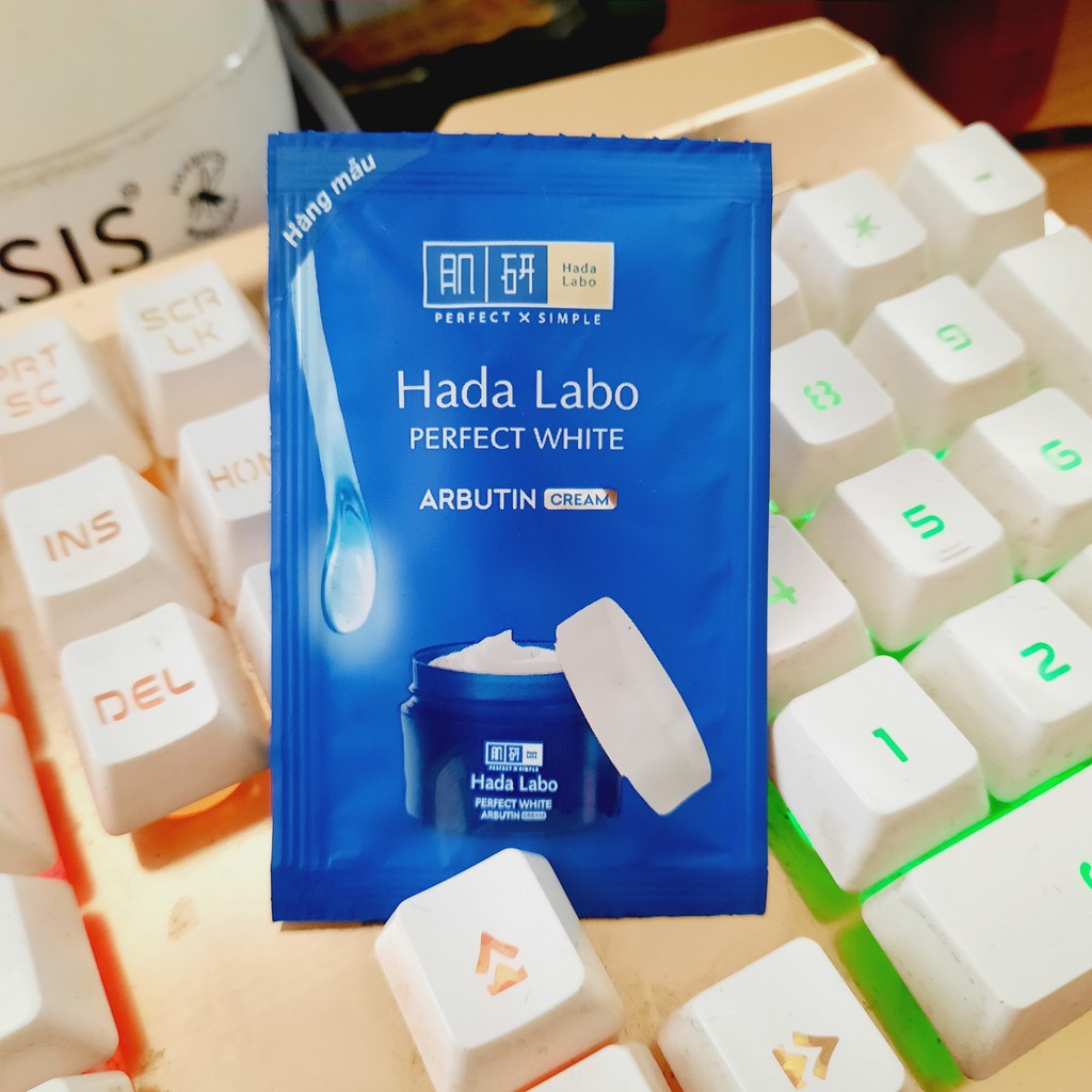 Set 3 Sản Phẩm Dưỡng Trắng Da Tối Ưu Hada Labo Perfect White