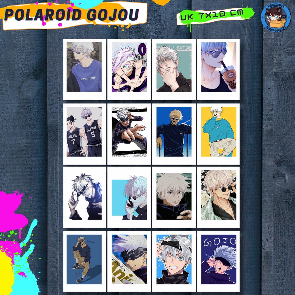Polaroid Poster Phim Hoạt Hình ANIME JUJUTSU KAISEN / GOJOU SATORU