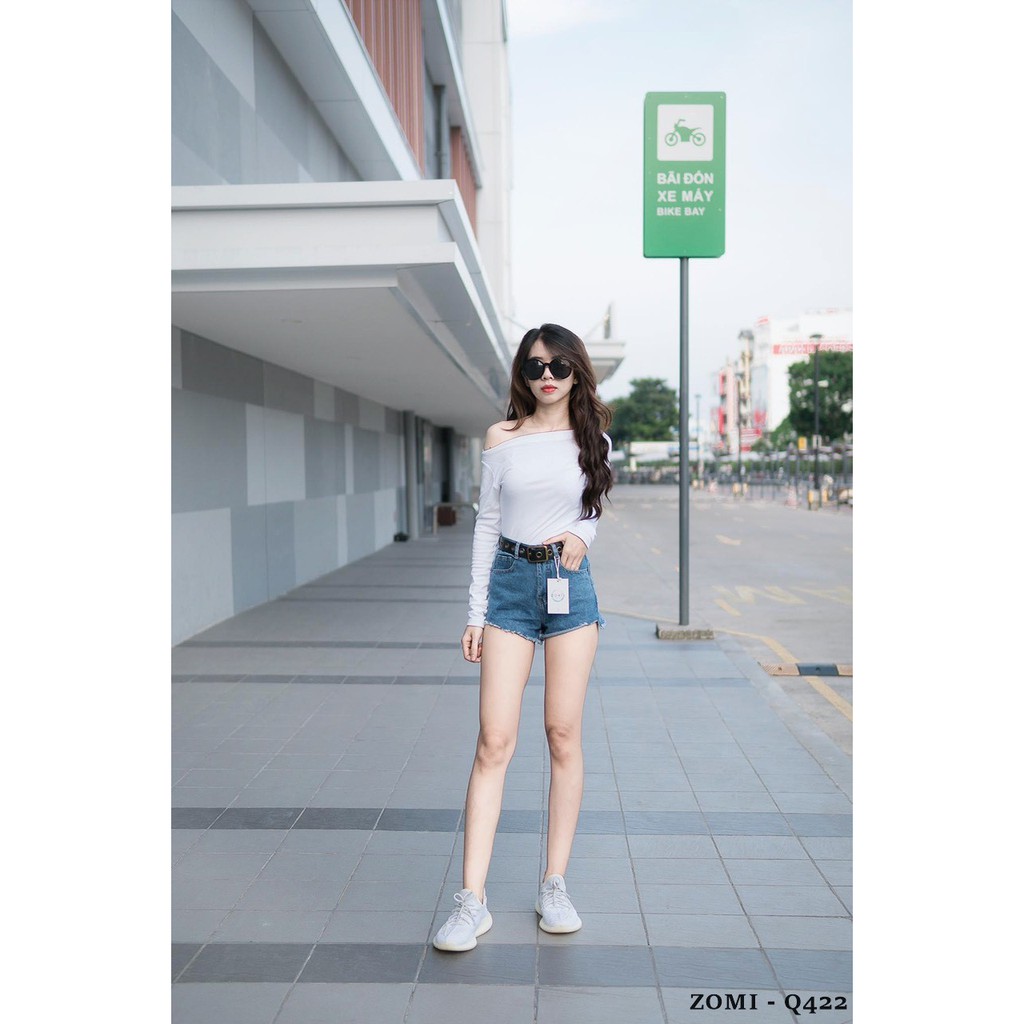 Quần short jean nữ chất ZOMI Q422