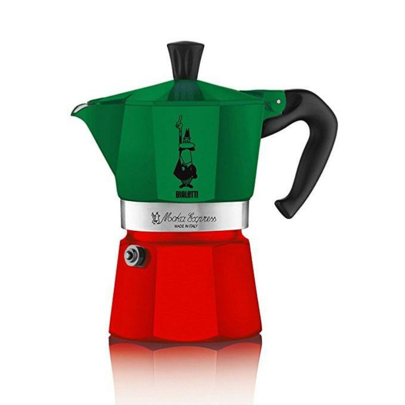 Ấm Bialetti Moka Express Tricolor - Cờ nước Ý