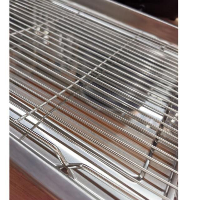 Khay Nướng Bánh Bằng Thép Không Gỉ 25.8cm X 16cmx1,5cm | BigBuy360 - bigbuy360.vn