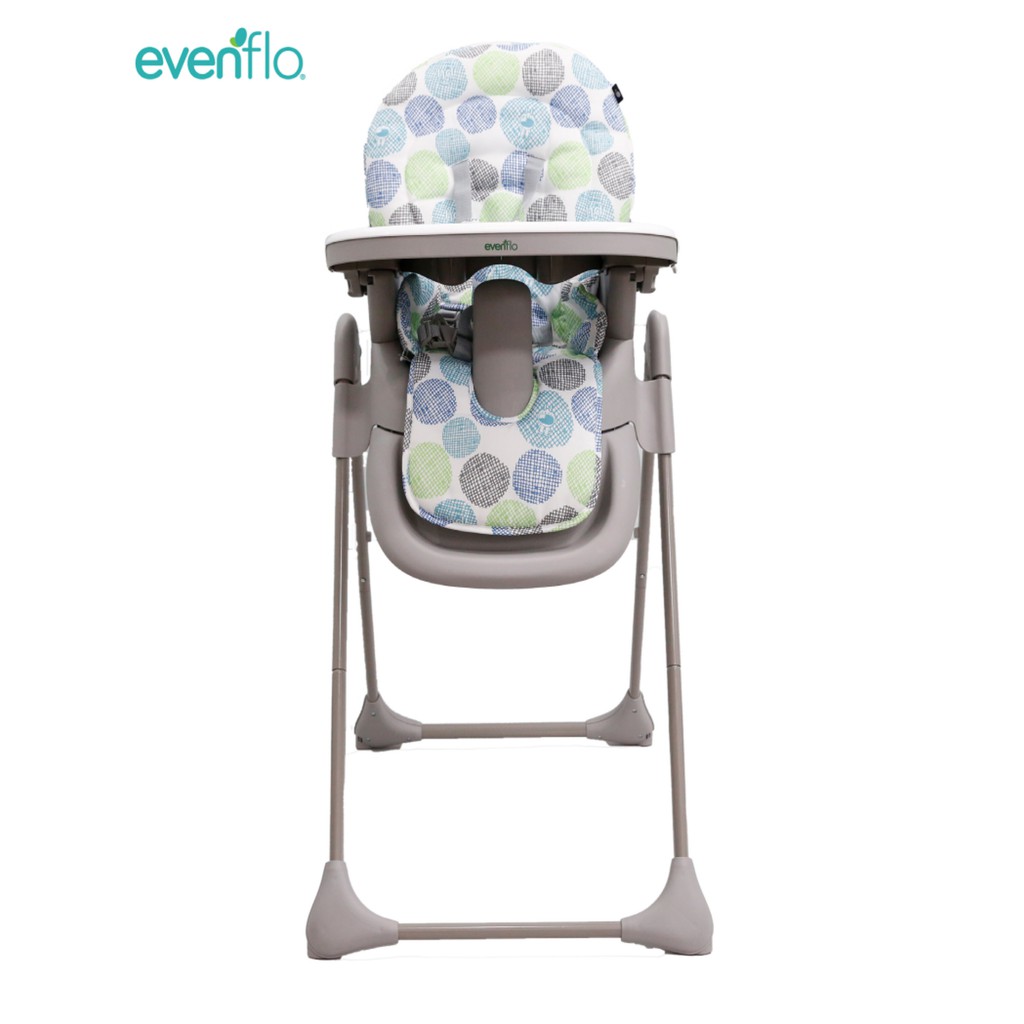 GHẾ ĂN DẶM EVENFLO FAVA SLIM FOLD (BUBBLE SEA/ MINT/ BLUSH)