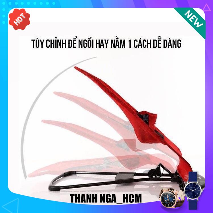 Ghế nhún tạo rung lưới thoáng khí gối đầu - ghế rung nhún đa năng cho bé nằm chơi ngủ uống sữa1079