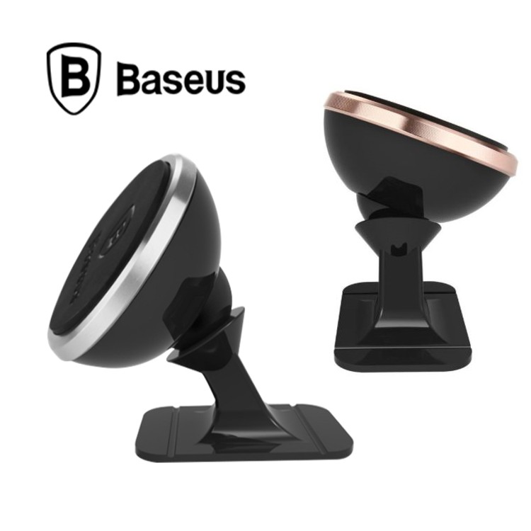 Giá đỡ điện thoại hút nam châm nhãn hiệu Baseus SUGENT-NT0V, xoay 360 độ - Hàng chính hãng