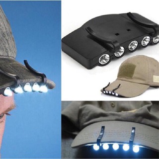 ĐÈN 5 LED GẮN NÓN LƯỠI TRAI - DIY252