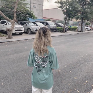 Phông in hình xanh min cực chill