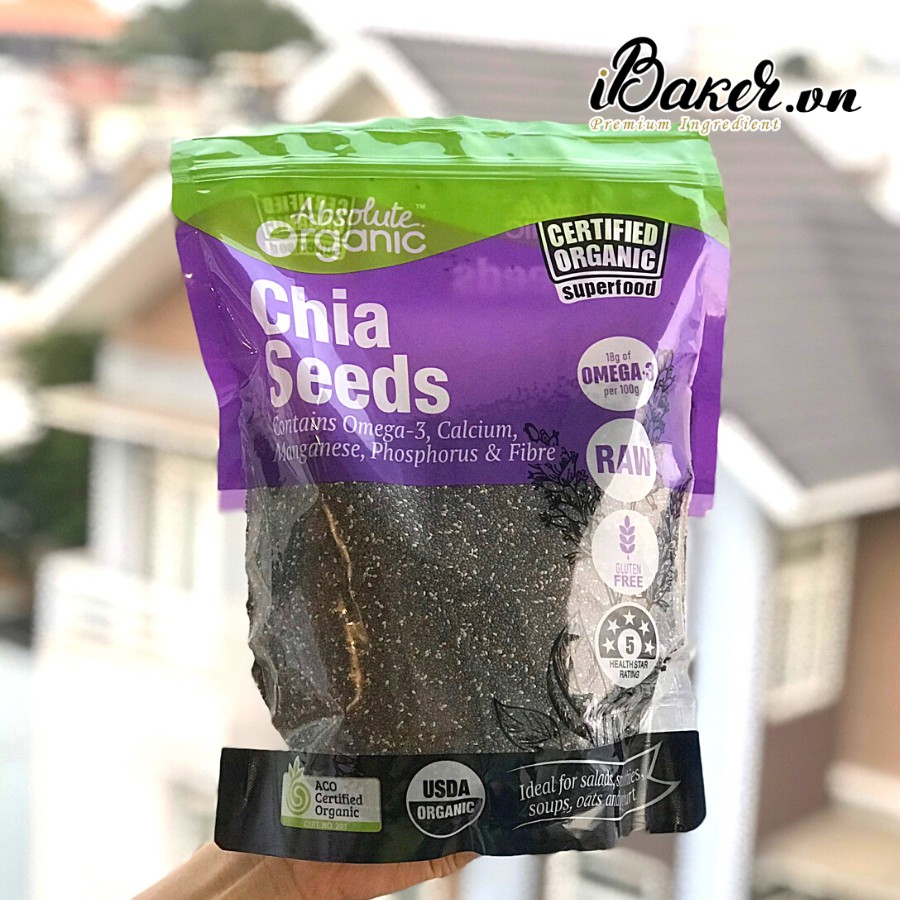 [1kg] Hạt chia Úc organic nhập khẩu chính ngạch (Organic seeds)