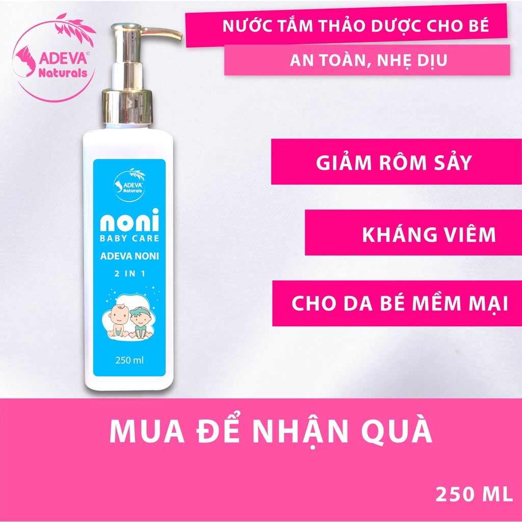 Nước tắm thảo dược cho bé ⚡FREESHIP⚡ Ngăn ngừa rôm sảy cho làn da bé mịn màng 250 ml