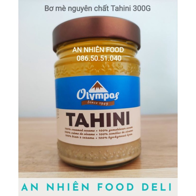 Tương Vừng Tahini Bơ Mè Olympos Lọ 300 Gram