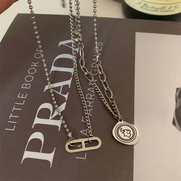 Dây Chuyền Sợi Xích Hai Lớp Ánh Sáng Sang Trọng Thời Trang 2022 Cho Nữ