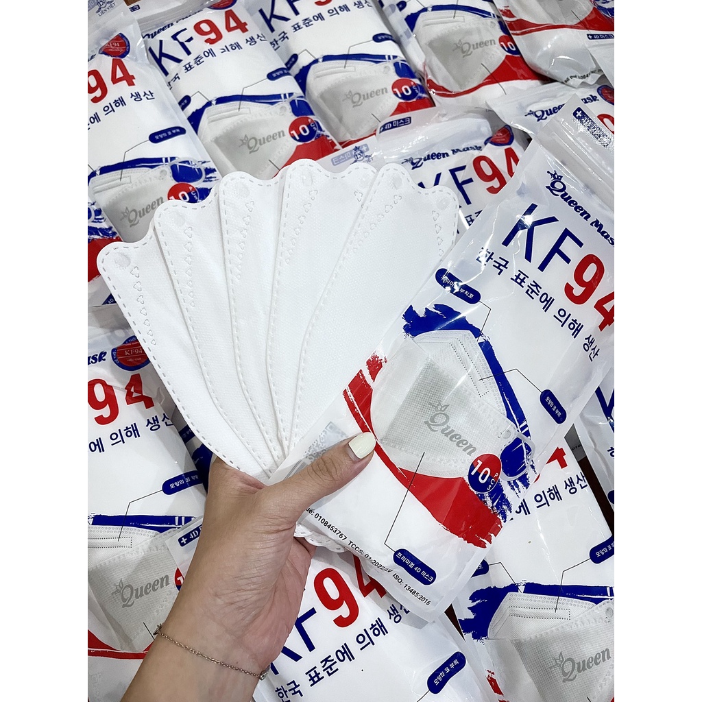 Khẩu trang Zentoman KF94 túi 10 chiếc màu trắng