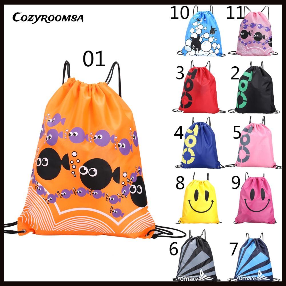 Cozyroomsa Double Layer Drawstring Waterproof Bapas Shoulder Bag Travel