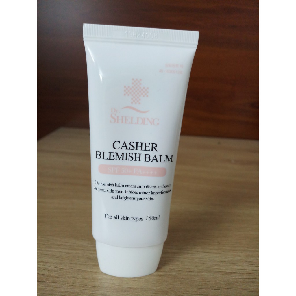 Kem chống nắng Dr. Shelding  Casher Blemish Balm SPF 50+ PA++++