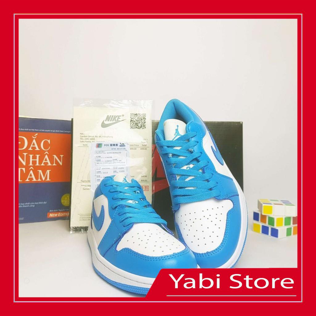 🔥FREE SHIP-HÀNG QUẢNG CHÂU 🔥Giày thể thao sneaker🔥Air Jordan 1 Low JD UNC' BLUE full box - Yabi Store