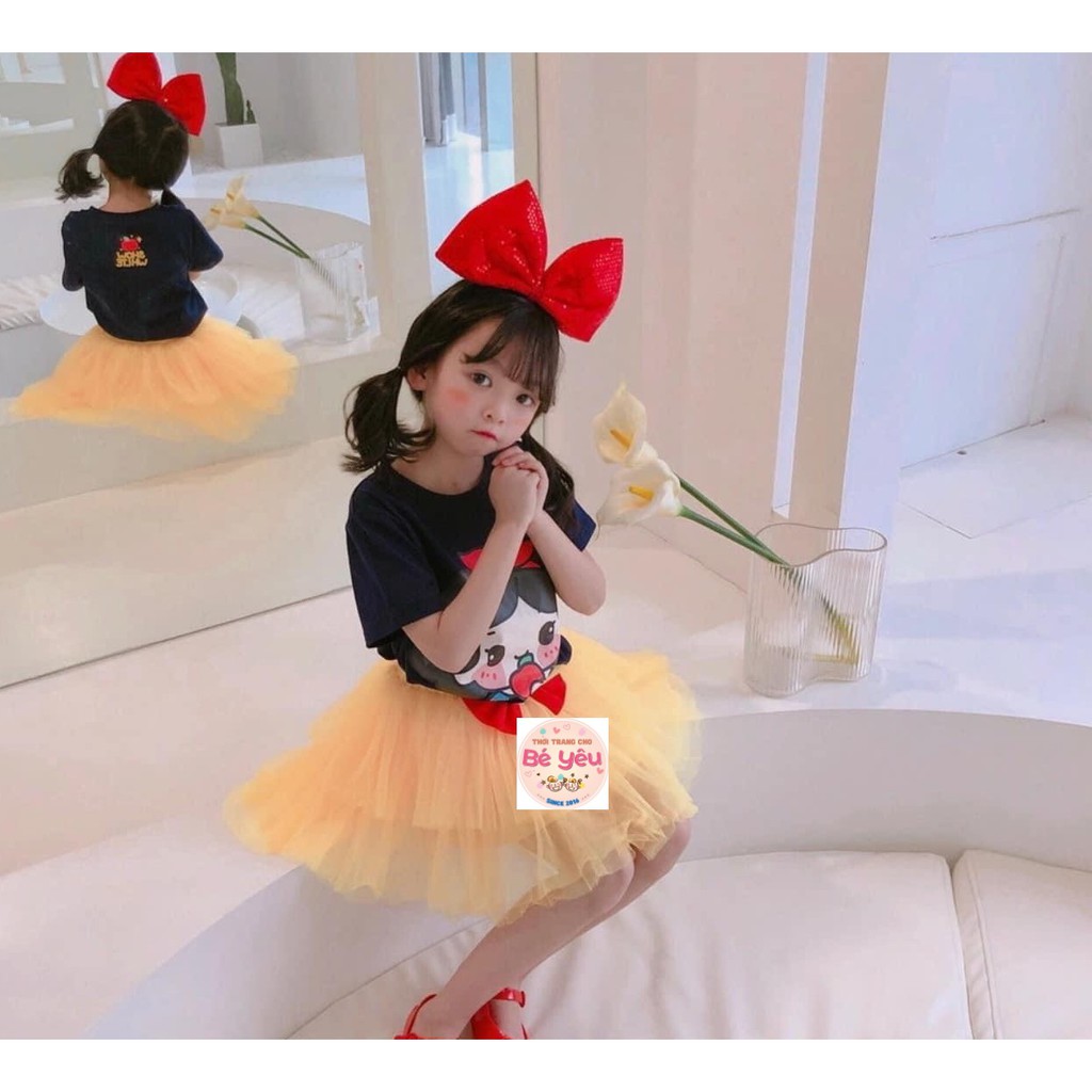 Set váy áo bé gái cực xinh  cho bé gái từ 10 đến 38kg - Đồ tết đẹp