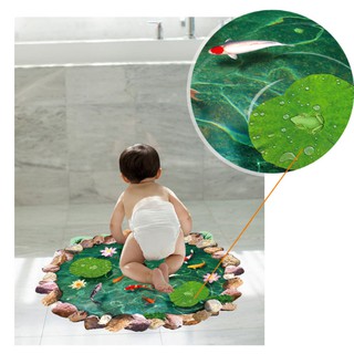 Decal trang trí Hồ Cá KOI 3D