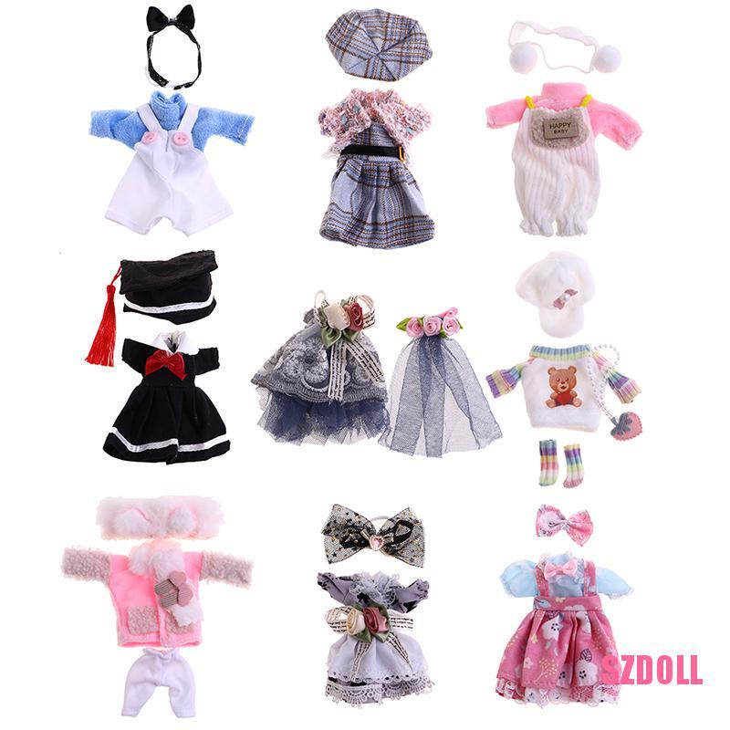 Bộ Quần Áo Cho Búp Bê 16-17cm OB11 1/8