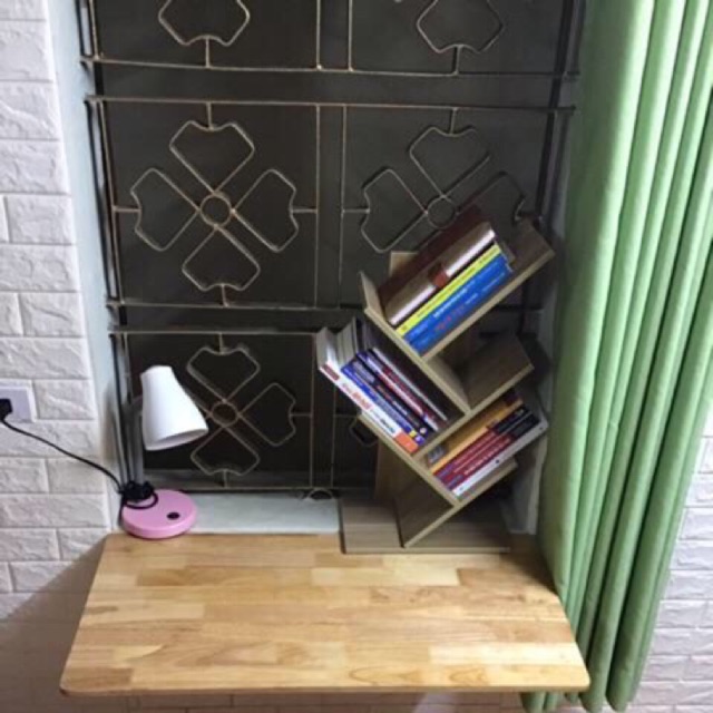 Bàn gỗ treo tường thông minh, gấp gọn  được