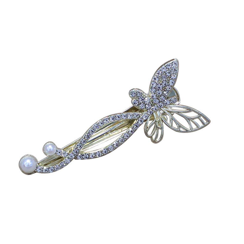 Kẹp Tóc Hình Bướm Chất Liệu Hợp Kim Phong Cách Thời Trang Hàn Quốc