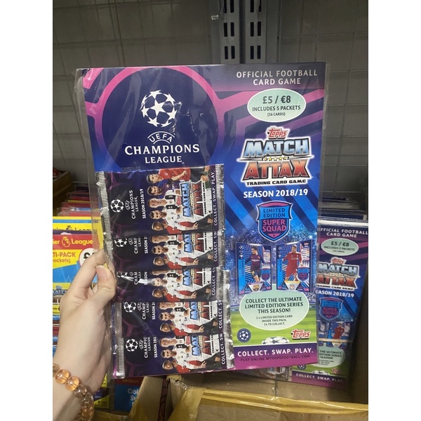 [ Multi Pack ] Match Attax Champion League mùa 2018/19