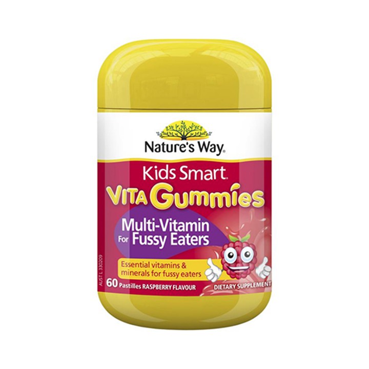 Kẹo bổ sung Vitamin dành cho trẻ biếng ăn Gummies Multivitamin & Fussy Eaters - 60 viên