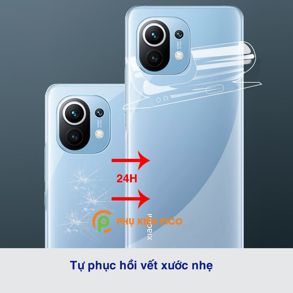 Dán lưng Mi 11 full viền trong suốt PPF tự phục hồi vết xước - Dán dẻo Xiaomi Mi 11
