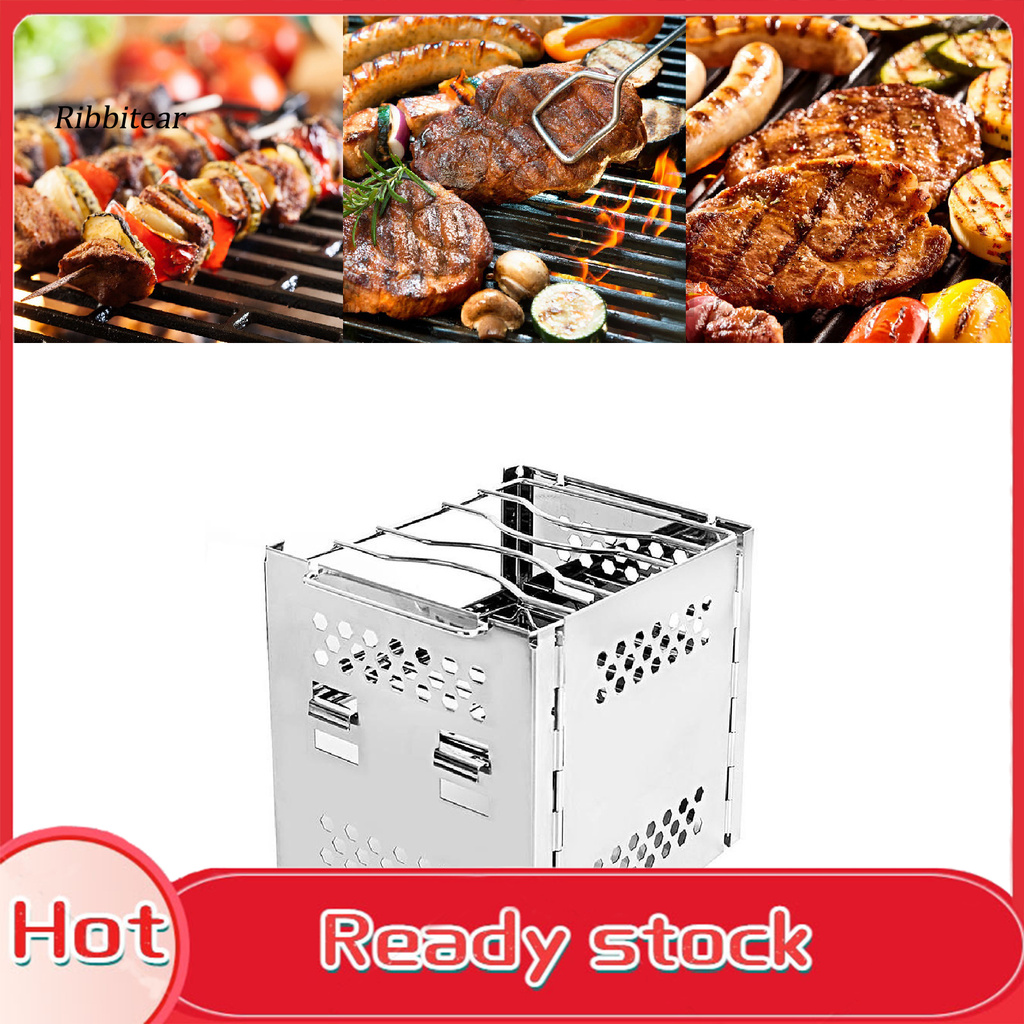 Nồi Nướng Bbq Đa Năng Bằng Thép Không Gỉ Có Thể Gấp Gọn Tiện Dụng