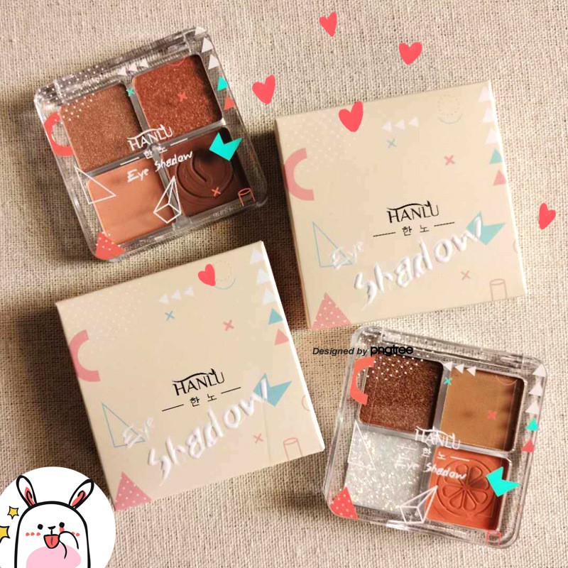 [Hàng mới về] Bảng Phấn Mắt Pinki Mượt Mà 4 Màu Thời Trang | BigBuy360 - bigbuy360.vn