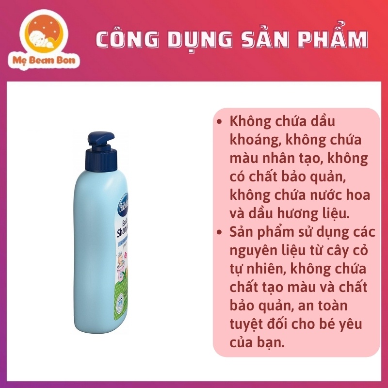 Sữa Tắm Gội Bubchen Đức 400ml Có Vòi Cho Bé Từ Sơ Sinh