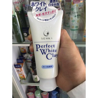 Sữa rửa mặt Senka Perfect White Clay 120g