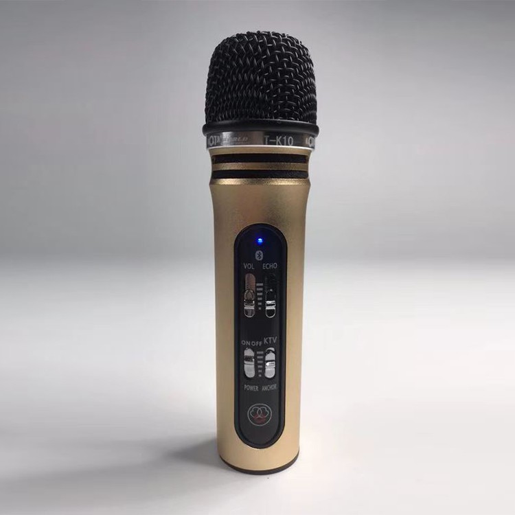 [Mã ELHACE giảm 4% đơn 300K] Micro Thu Âm Karaoke Livestream ATK10 - Tích Hợp Sound Card K10 Thế Hệ Mới 2020