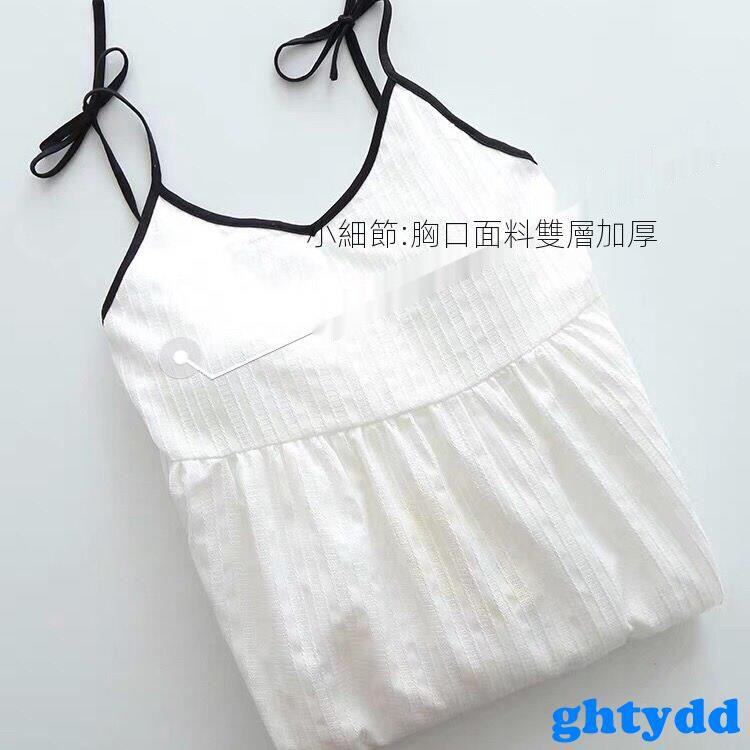 Đầm Ngủ Hai Dây Chất Liệu Cotton Thời Trang Mùa Hè Hàn Quốc Dễ Thương Cho Học Sinh