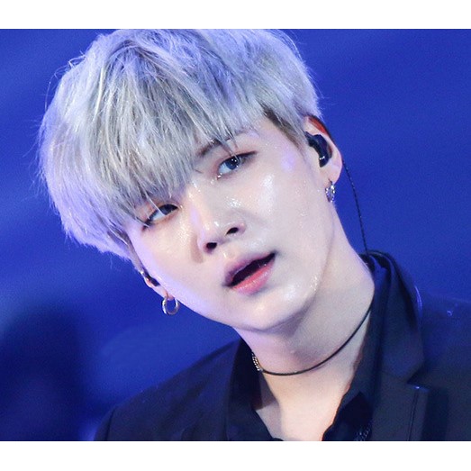 Bông tai tròn 1 chiếc đơn giản màu bạc và đen cho nam nữ giá rẻ nhiều size MS06