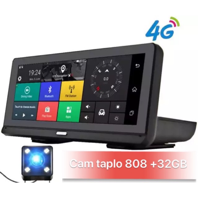 CAMERA HÀNH TRÌNH TAPLO Model 808 4G ANDROID 7 INCH WIFi | BigBuy360 - bigbuy360.vn