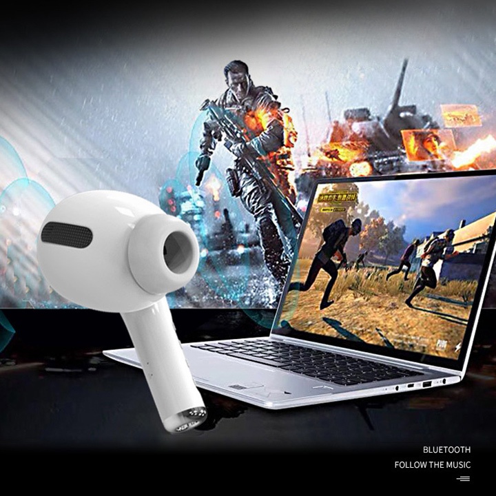 Loa Bluetooth Airpods Pro KHỔNG LỒ âm thanh nổi Hỗ Trợ Thẻ Nhớ TF/USB/Jack 3.5 - Mã TZBS493