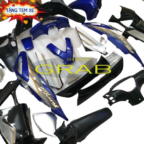 Bộ dàn áo xe FUTURE NEO nhựa ABS màu Xanh Tím Than - -SPG-DGFuNeo