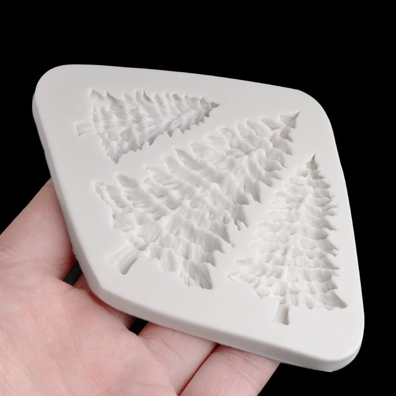 Khuôn silicone làm bánh , chocolate hình cây