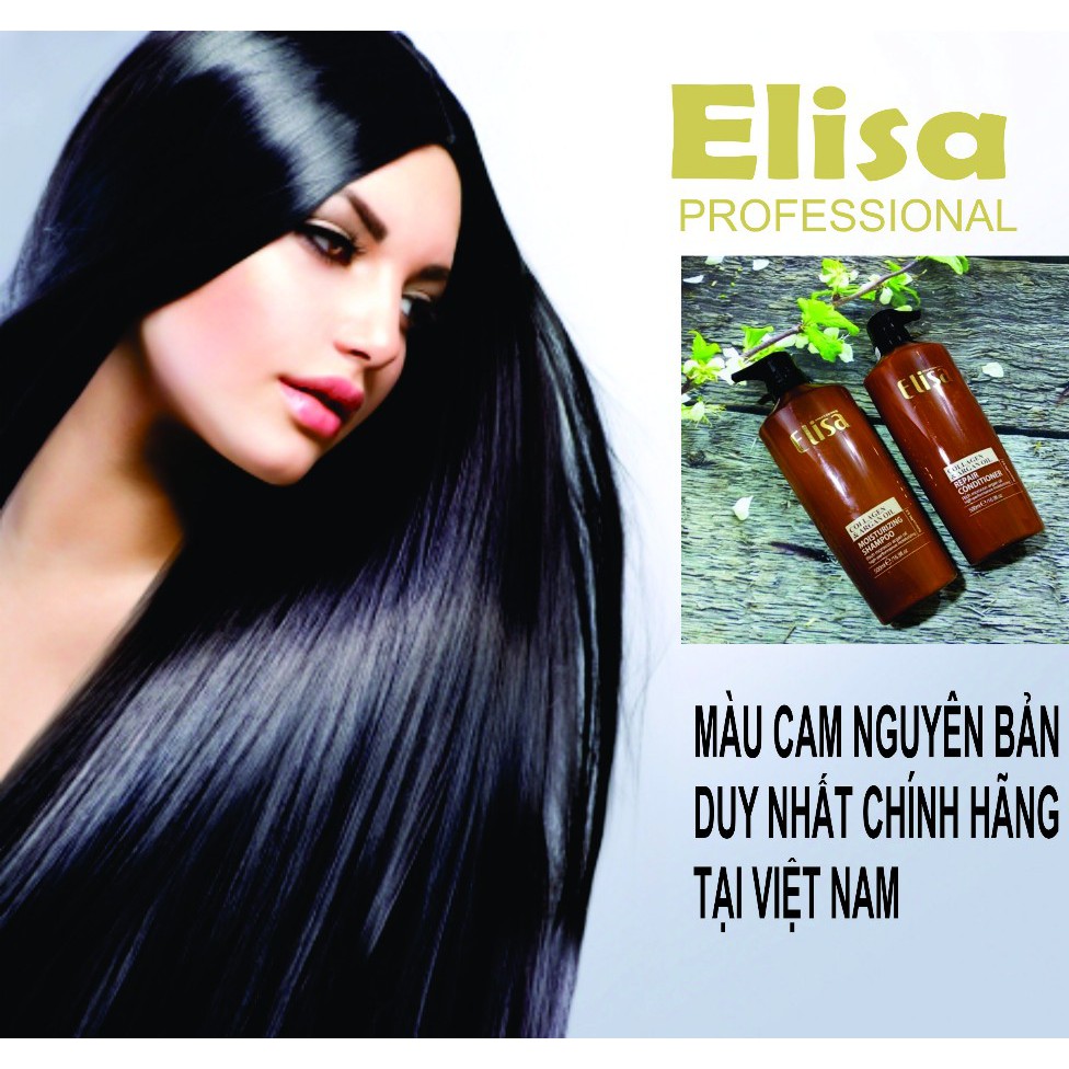 Dầu gội dầu xả Elisa 500ml chính hãng , lưu hương nước hoa , dưỡng ẩm . tái tạo và phục hồi tóc hư tổn
