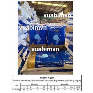 Bỉm Yubest 🍒F🍒 Tã / Bỉm YUBEST Gold / Night / Angel / Natural / Core quần/dán S132, S90, M108, M84, L96, L78 4.9