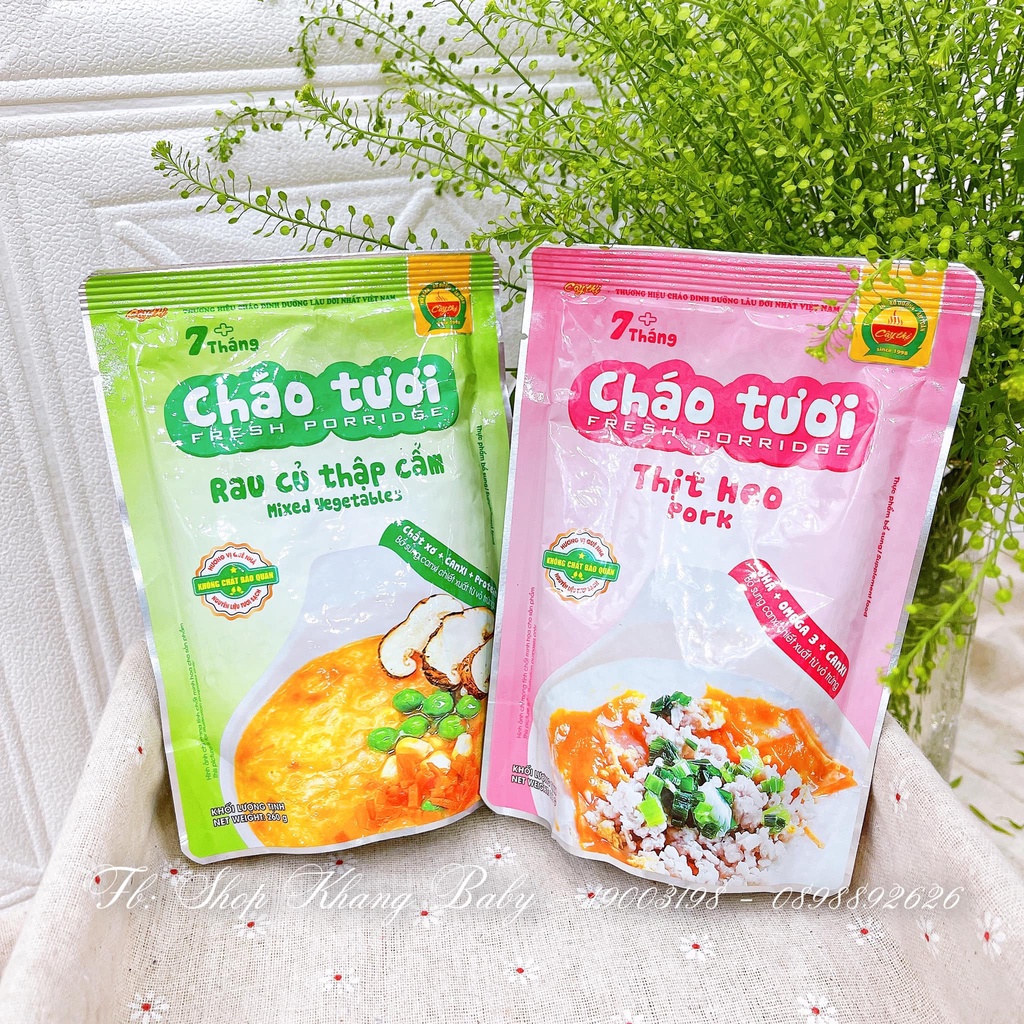 Cháo Tươi Dinh Dưỡng cho bé ăn liền - Shop Khang Baby