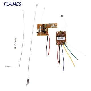 Bảng mạch nhận tín hiệu điều khiển từ xa Fl 4ch 40mhz kèm ăng ten cho xe hơi/ robot điều khiển RC
