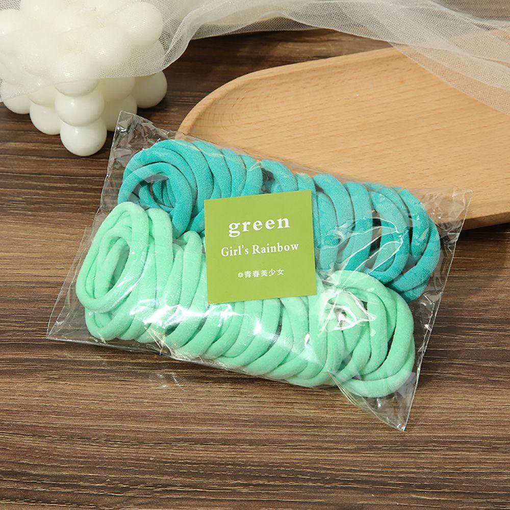 Set 50 Dây Buộc Tóc Cao Su Co Giãn Nhiều Màu Sắc Kẹo Ngọt Phong Cách Hàn Quốc
