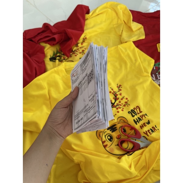 Áo thun fom rộng font suông gia đình nam nữ màu đỏ hinh trái tim