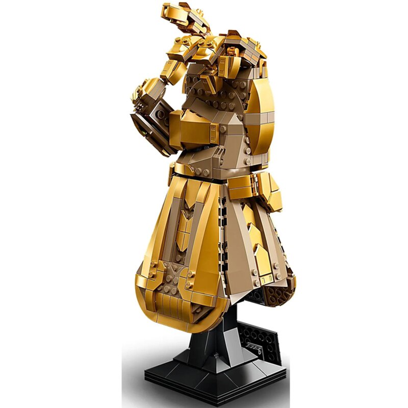 Đồ chơi xếp hình lắp ráp mô hình 2011 FIT 76191 THANOS Infinity Glove Gauntlet Infinity Stone Endgame Gauntlet Glove