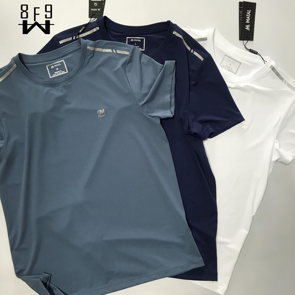 Áo thun cổ tròn nam MATAL, kiểu dáng SLIMFIT, chất liệu 95% COOLMAX mềm nhẹ, thoáng mát, các màu BASIC dễ phối đồ