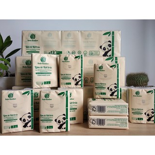 Lốc giấy ăn bỏ túi BOBO BAMBOO làm từ bột trúc (10 gói)
