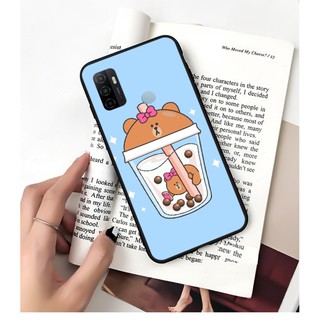 Ốp lưng oppo a53 2020/ a9 2020/ a92/ a91/ a52/ a5 2020/ a5s/ a31/ a3s/ a12/ a12e/ a1k pro bst trà sữa và gấu